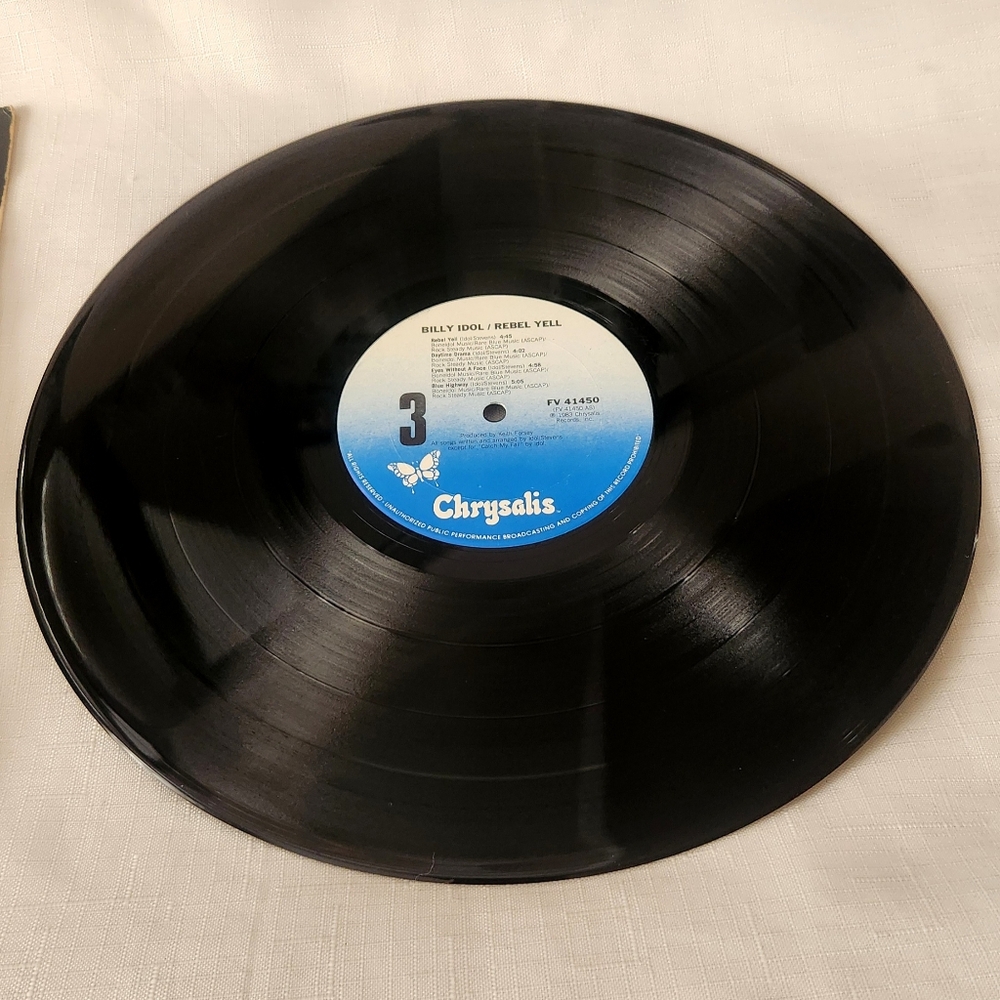 BILLY IDOL Rebel Yell Vinyl LP 1983 Chrysalis Records FV 41450 Lyric Punk Rock - Picture 2 of 10